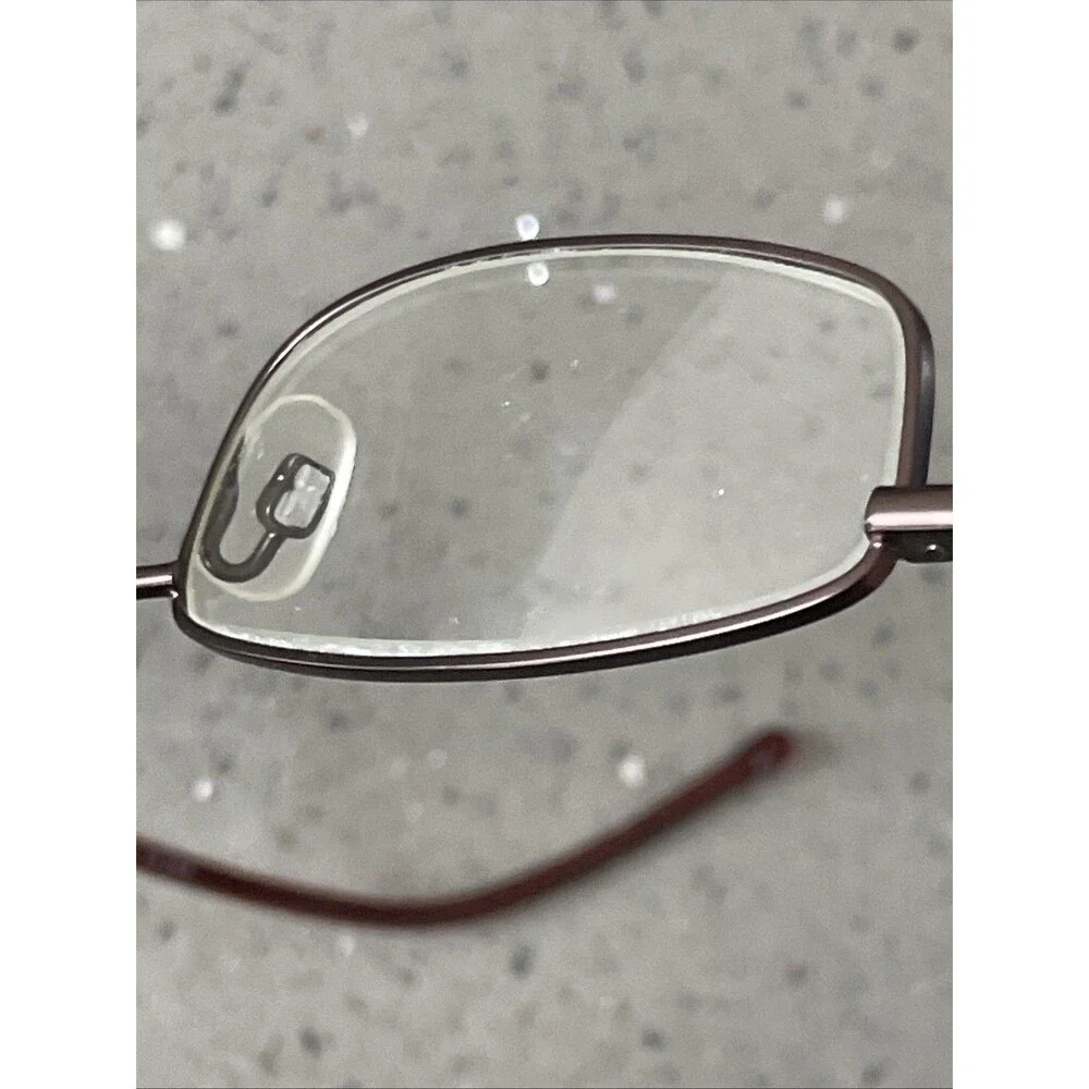 Modern NINJA MATTE BROWN 46-18-135 Metal Full Rim Eyeglasses Frames ONLY Rectang